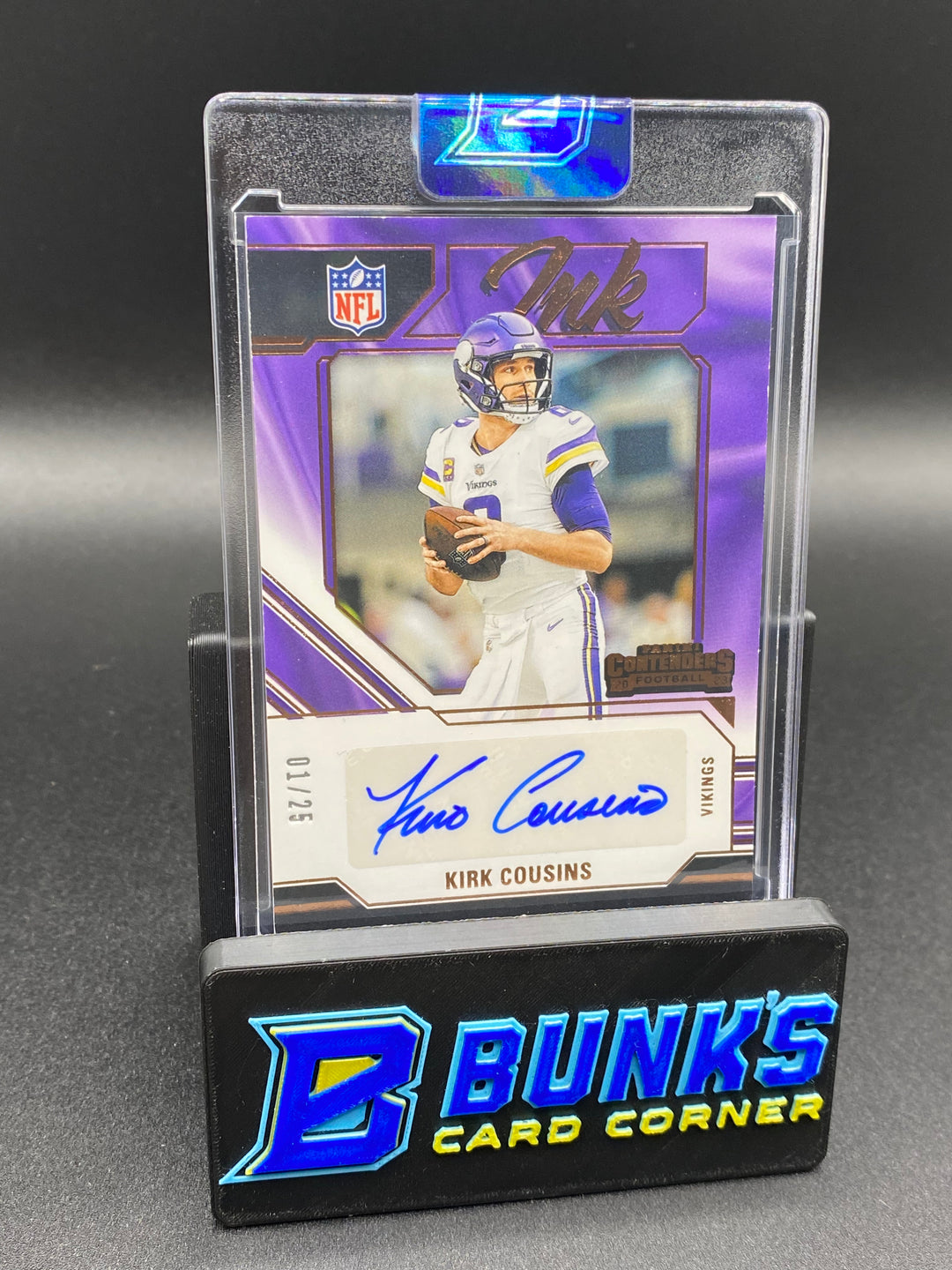 2023 Kirk Cousins Ink Auto 1/25