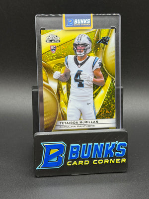 2025 Tetairoa McMillan Gold Mini Diamond RC 13/50