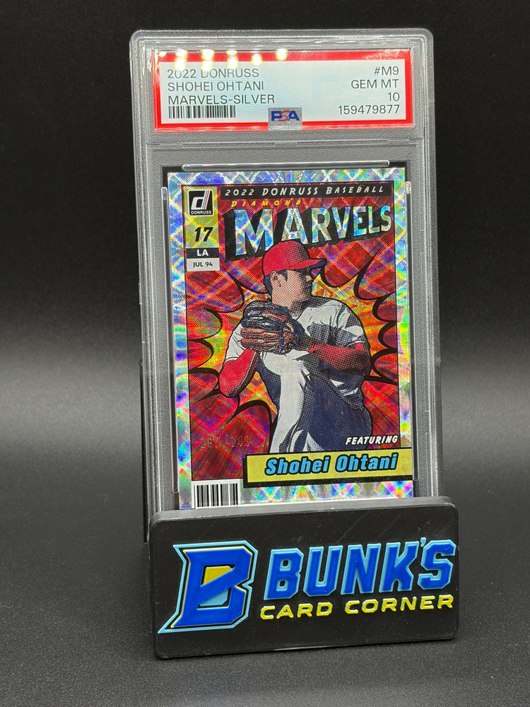 2022 Shohei Ohtani Marvels Silver PSA 10 287/349