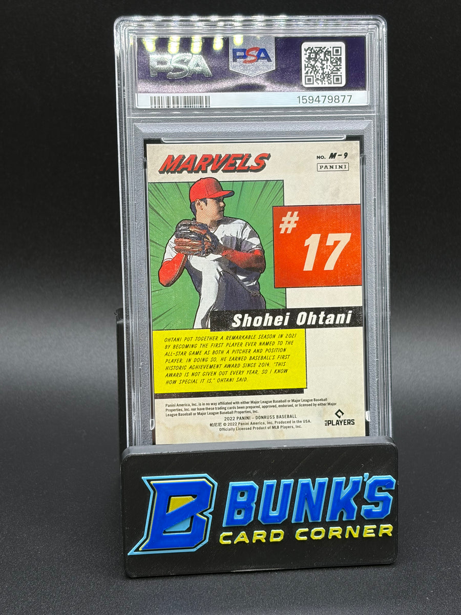 2022 Shohei Ohtani Marvels Silver PSA 10 287/349