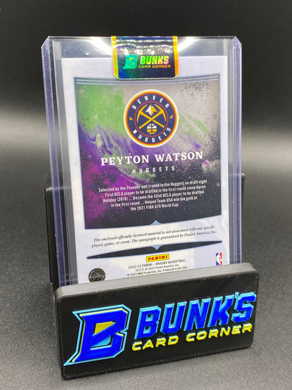 2022-23 Peyton Watson Origins Patch Auto RC 14/25