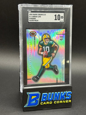 2020 Jordan Love Silver Prizm Dynagon SGC 10 RC