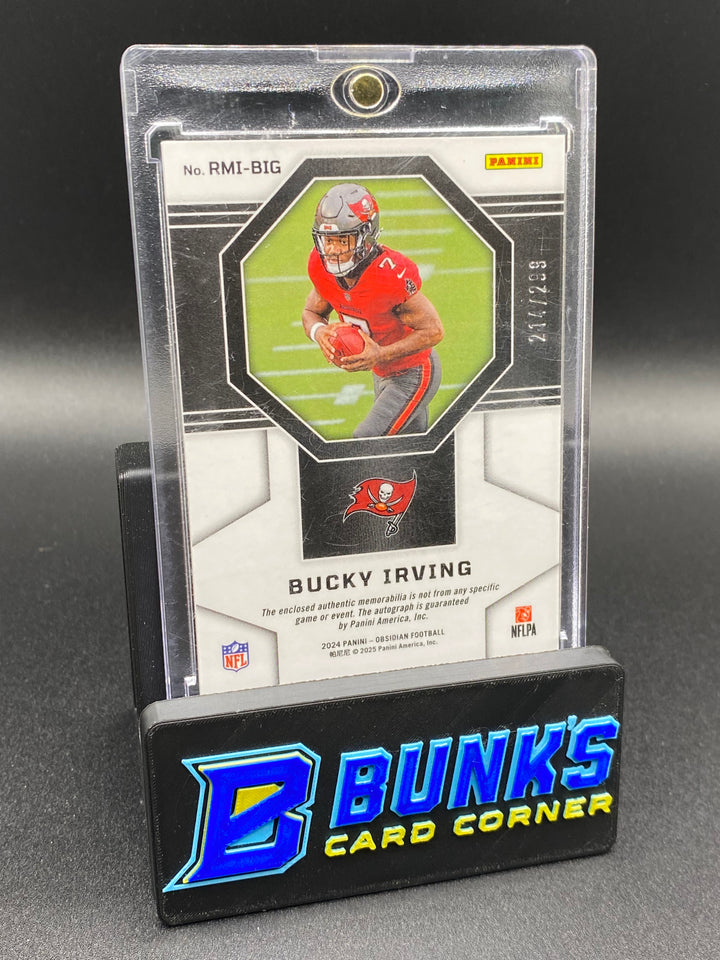 2024 Bucky Irving Obsidian Patch Auto. RC