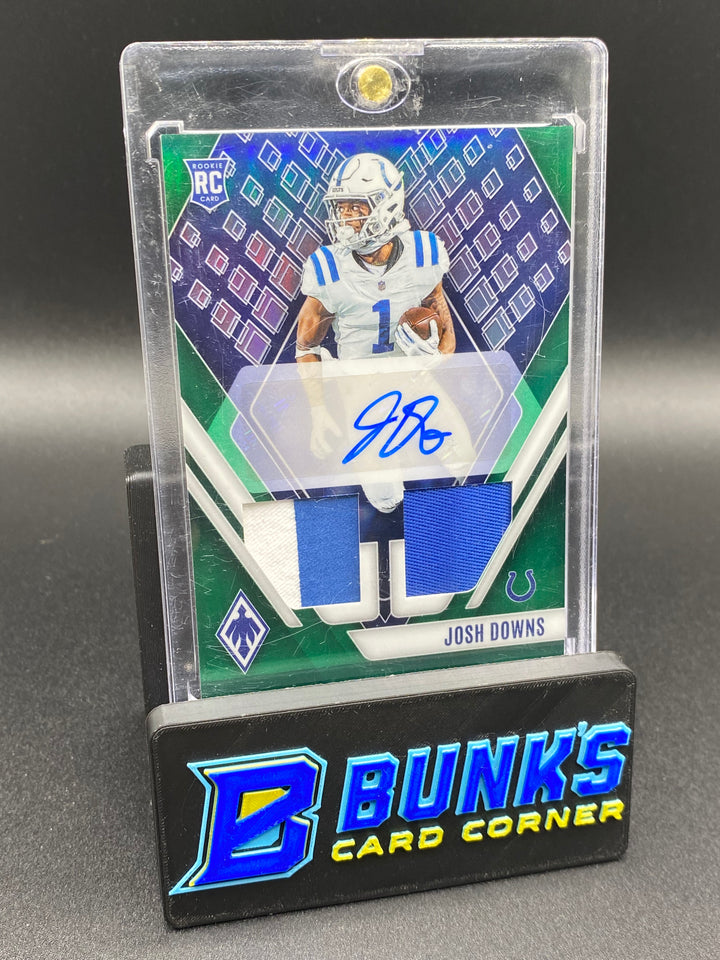 2023 Josh Downs Patch Auto 12/25 RC
