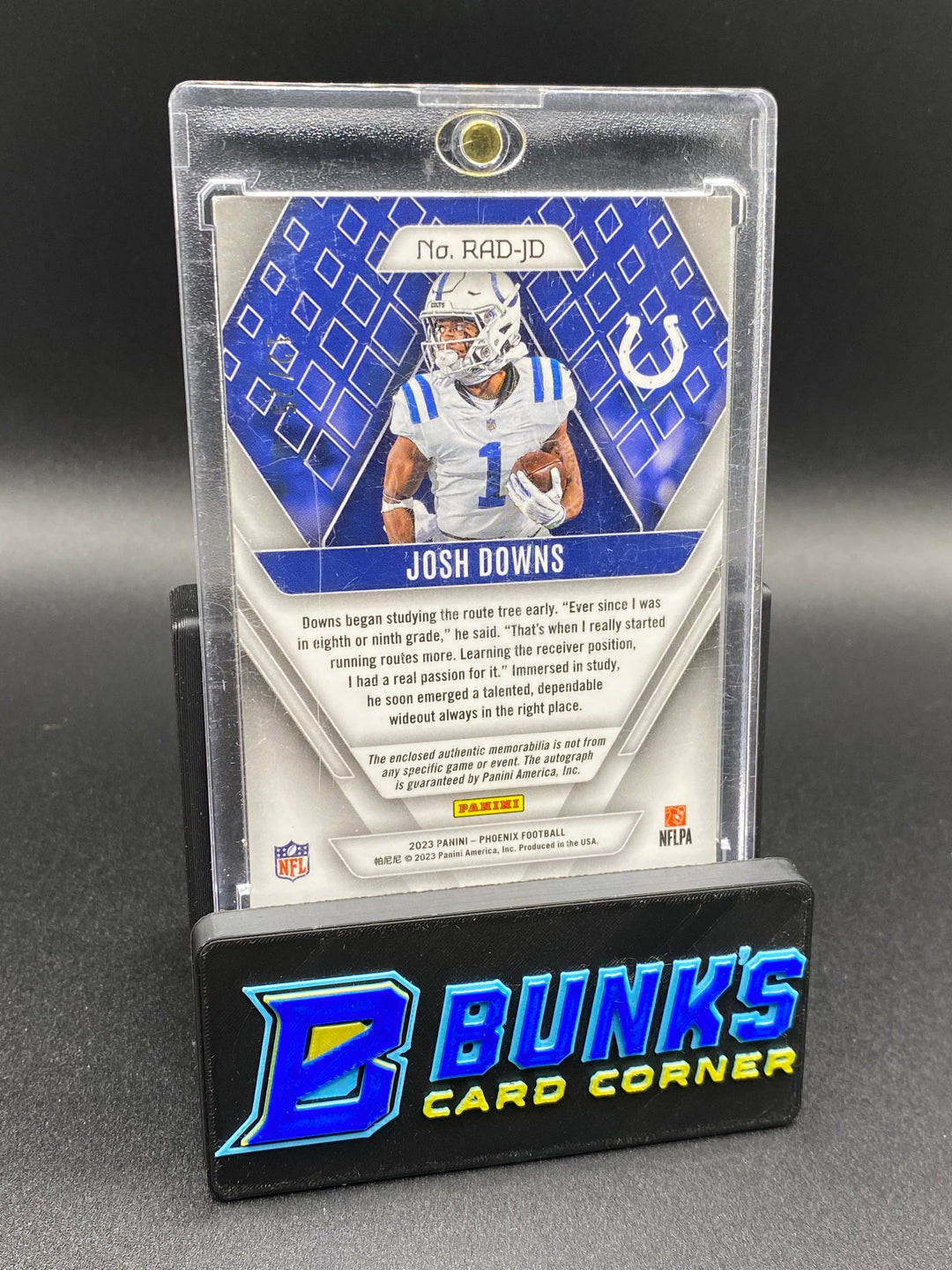2023 Josh Downs Patch Auto 12/25 RC