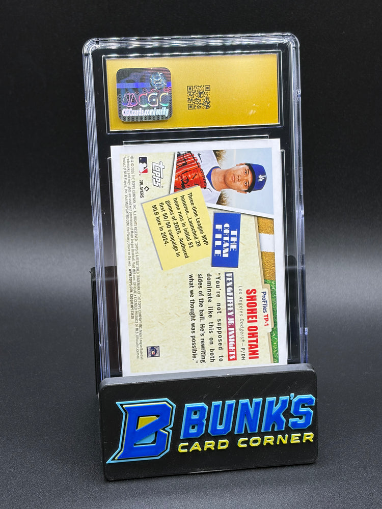 2026 Shohei Ohtani Topps Profiles CGC Pristine 10