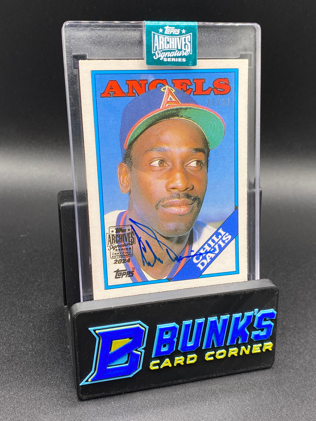 1988 Chili Davis 2024 Topps Archives Auto 20/38