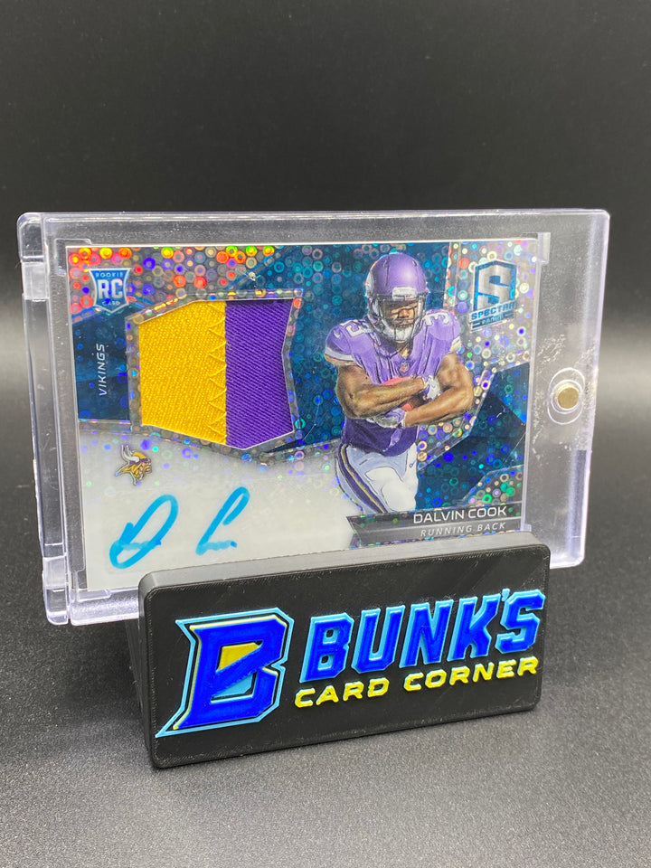 2017 Dalvin Cook Spectaa Patch Auto RC 15/75