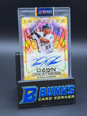 2025 Miguel Cabrera Dawn of Greatness Auto 15/15