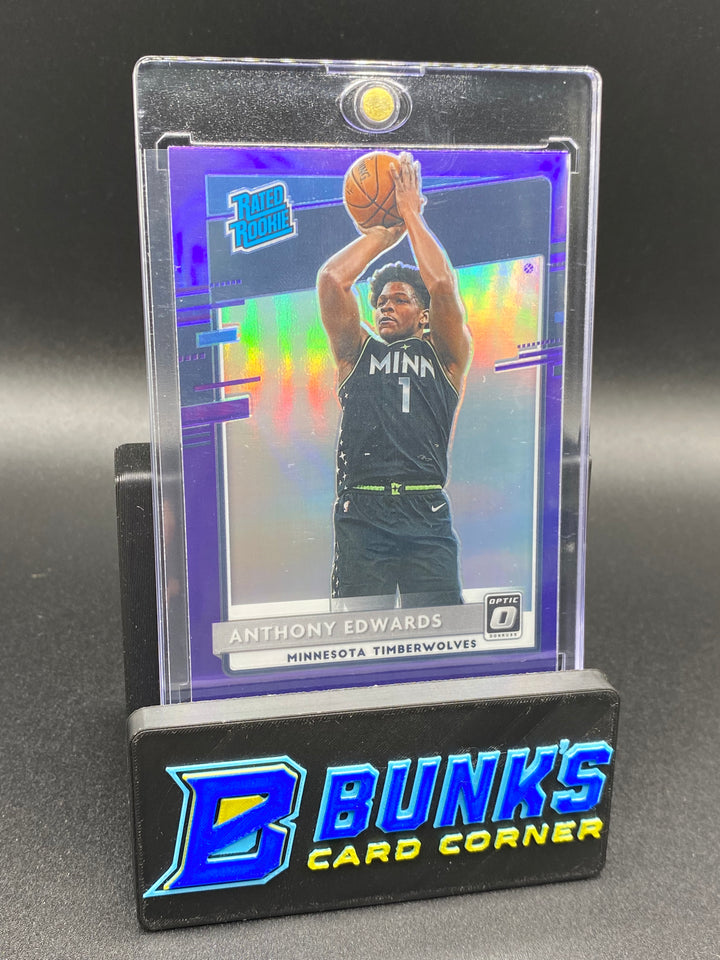 2020-21 Anthony Edwards RR Purple Prizm