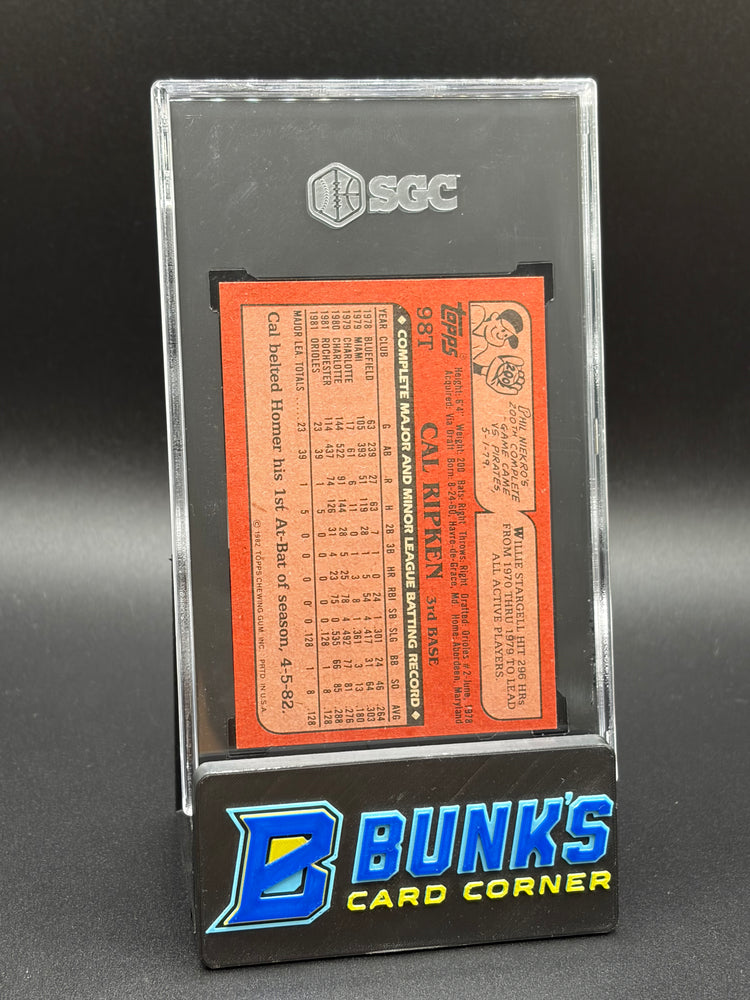 1982 Cal Ripken Topps Traded SGC 7 RC