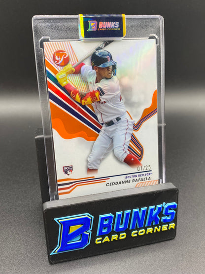 2024 Ceddanne Rafaela Orange Ref. SP RC 1/25