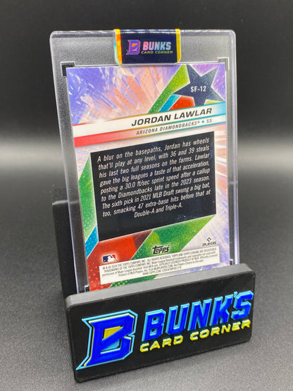 2024 Jordan Lawlar Starfractor RC SP