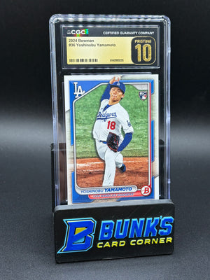 2024 Yoshinobu Yamamoto Bowman CGC Pristine 10 RC