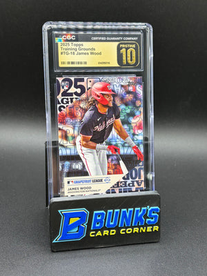 2025 James Wood Training Grounds CGC Pristine 10 RC