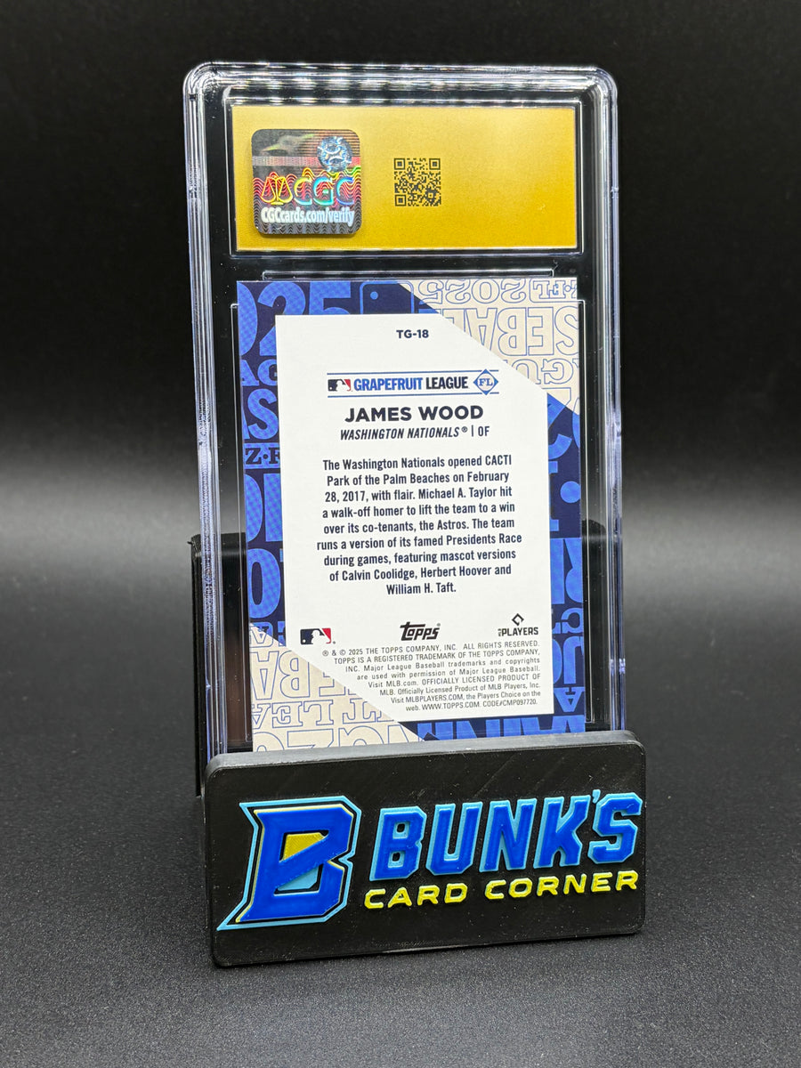 2025 James Wood Training Grounds CGC Pristine 10 RC