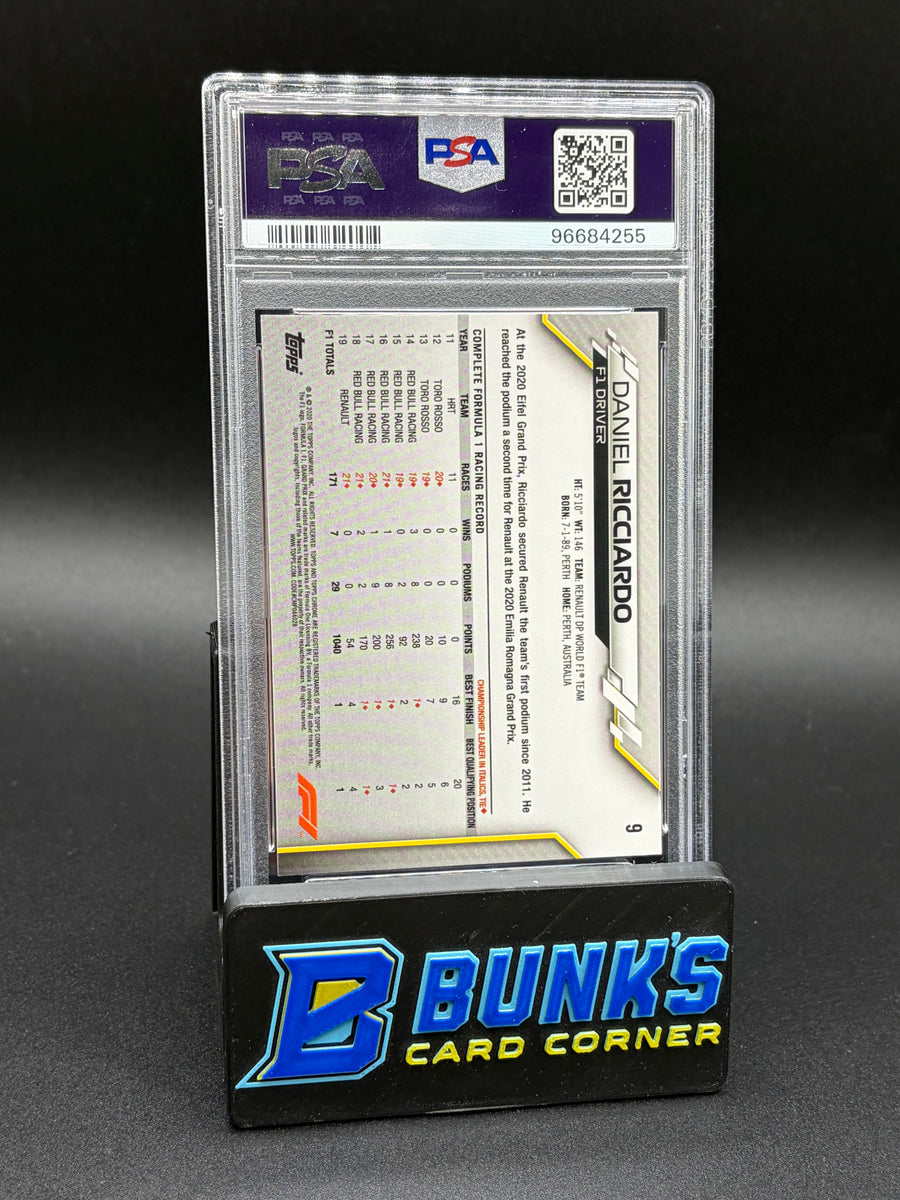 2020 Daniel Ricciardo Topps Chrome PSA 10