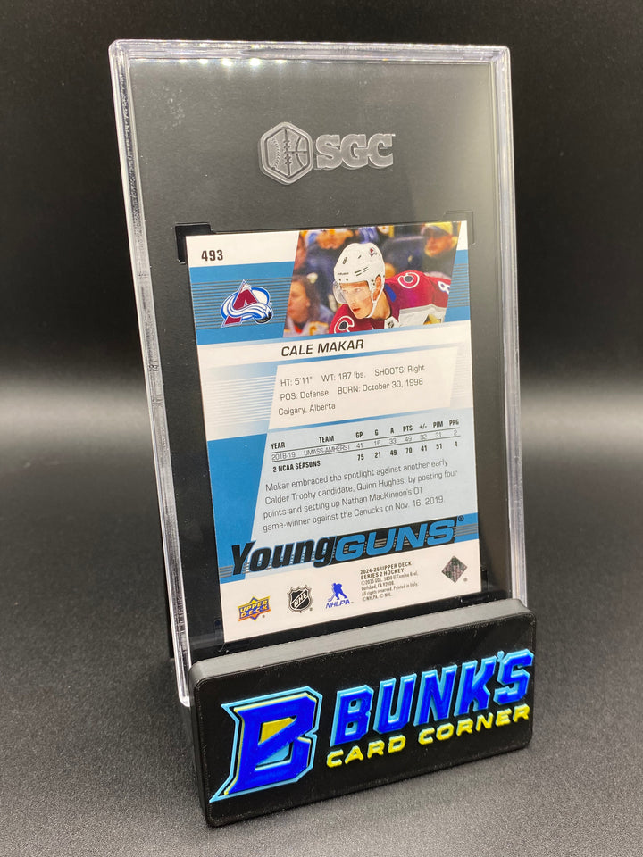2024-25 Cale Makar Young Guns Renewed SGC 10
