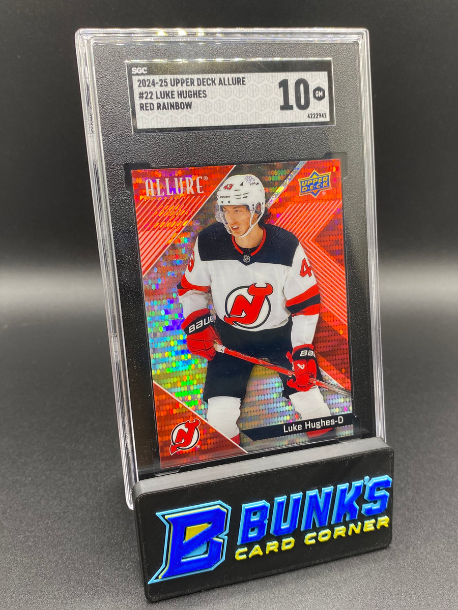 2024-25 Luke Hughes Red Rainbow SGC 10