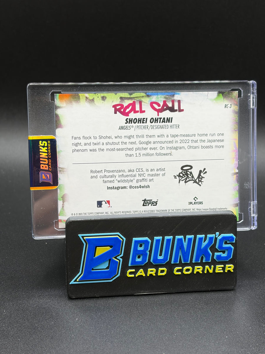 2023 Shohei Ohtani Topps Big League "Roll Call"