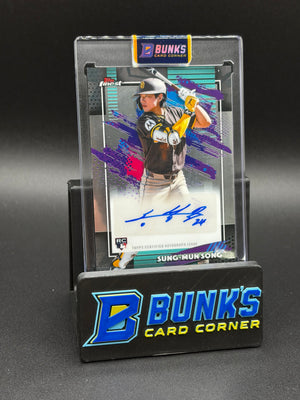 2026 Sung-Mun Song Finest Auto Topps RC