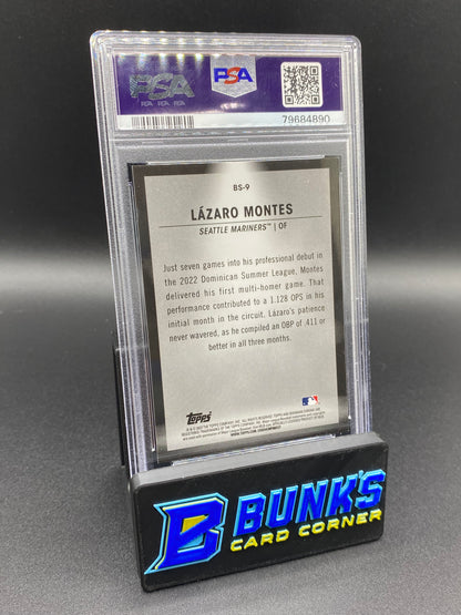 2023 Lazaro Montes Spotlights-Green Ref. PSA 9