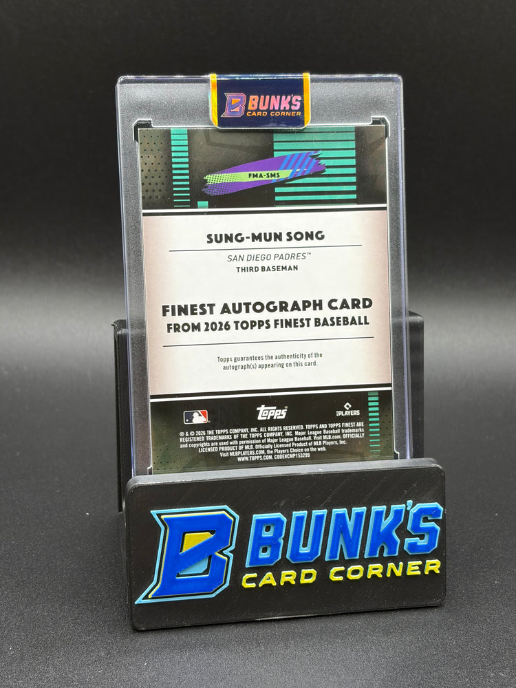 2026 Sung-Mun Song Finest Auto Topps RC