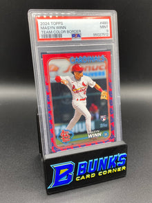 2024 Masyn Winn Team Color Border PSA 9 RC SP