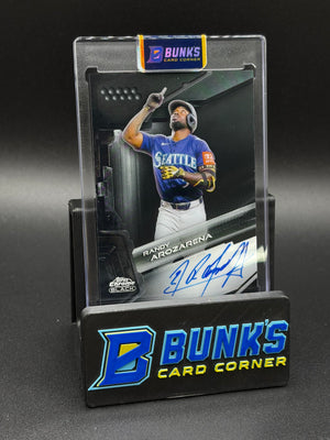 2026 Randy Arozarena Auto Topps Chrome Black