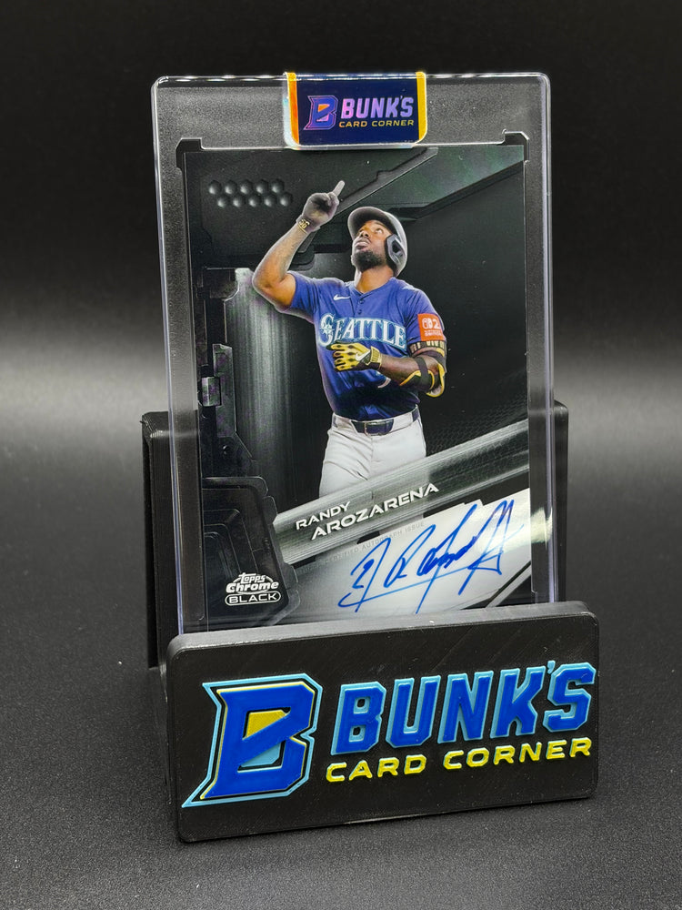 2026 Randy Arozarena Auto Topps Chrome Black