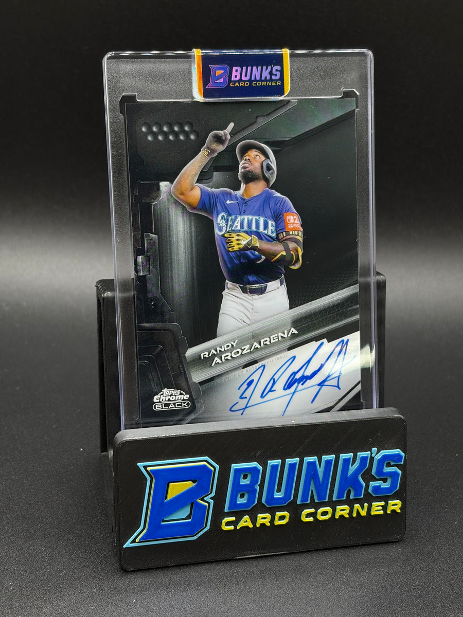 2026 Randy Arozarena Auto Topps Chrome Black