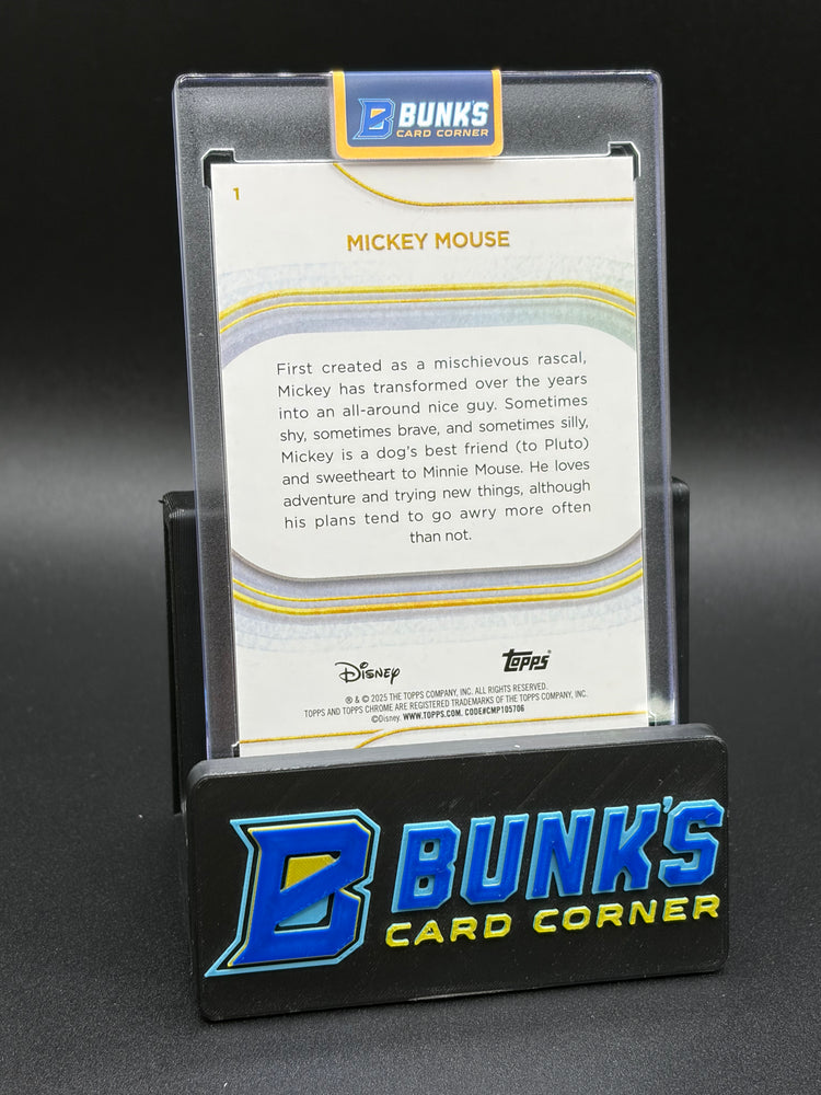 2025 Mickey Mouse Topps Chrome Mini Diamond