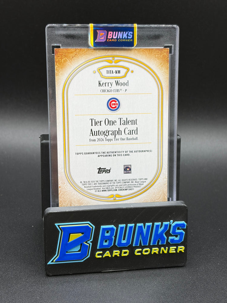 2026 Kerry Wood Tier One Auto Blue 85/99