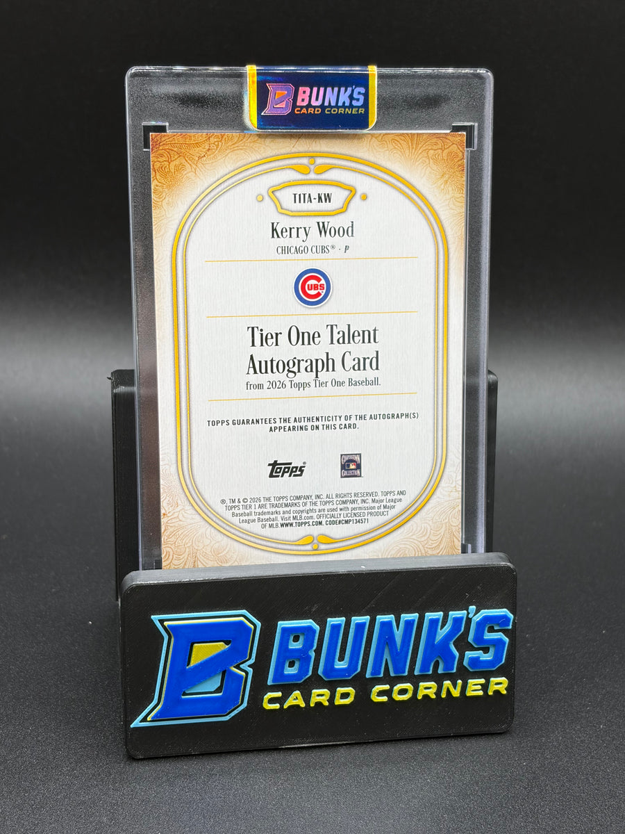 2026 Kerry Wood Tier One Auto Blue 85/99
