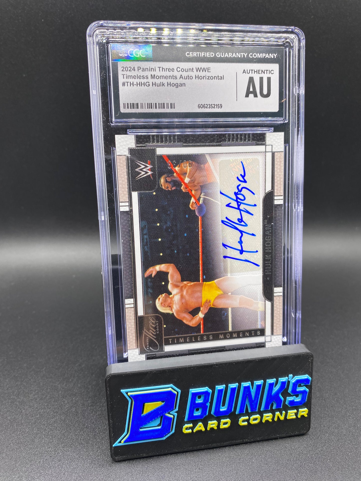 2024 Hulk Hogan Auto CGC Authentic