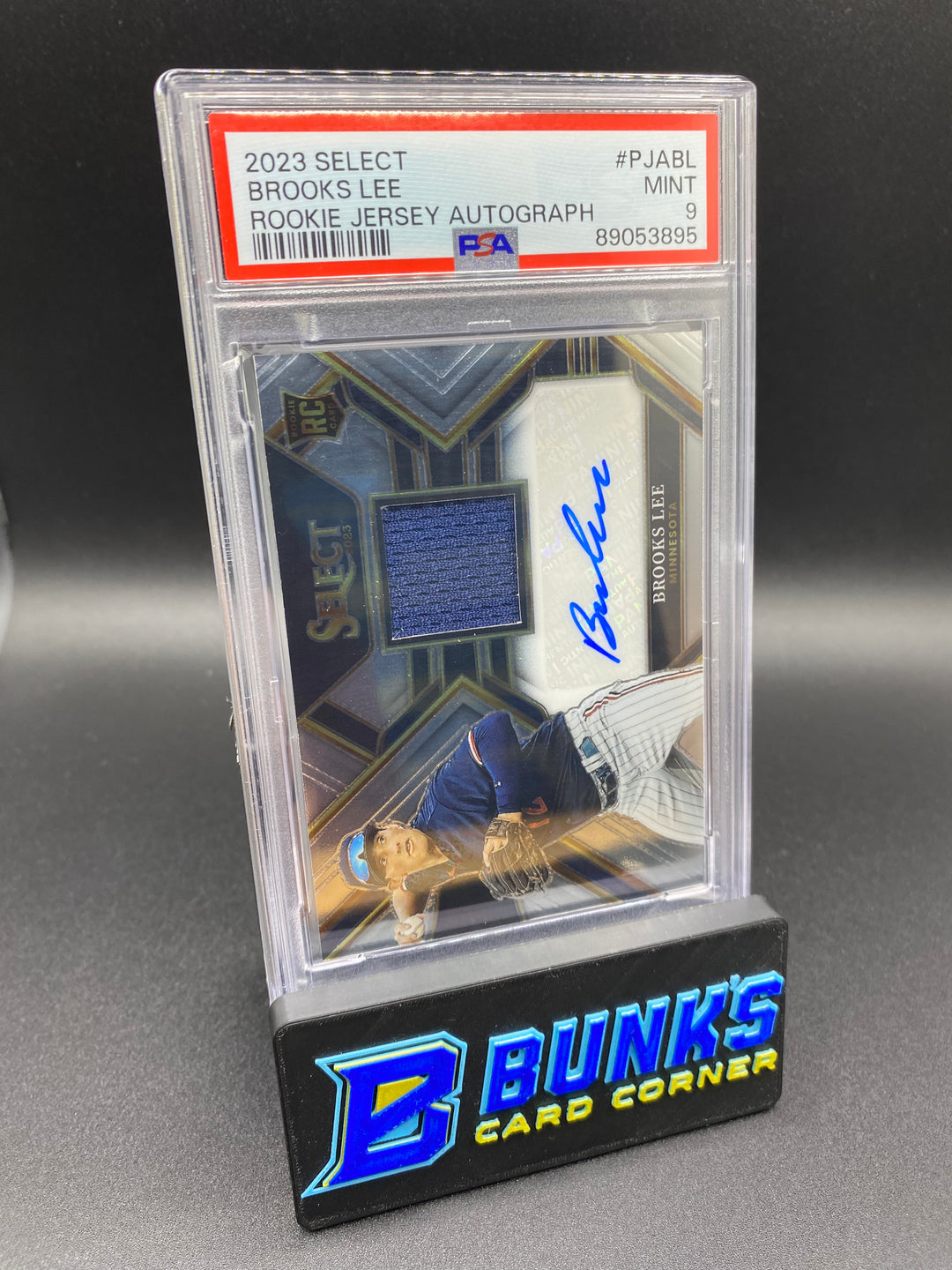 2023 Brooks Lee Rookie Jersey Auto. PSA 9
