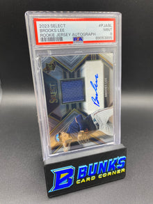 2023 Brooks Lee Rookie Jersey Auto. PSA 9
