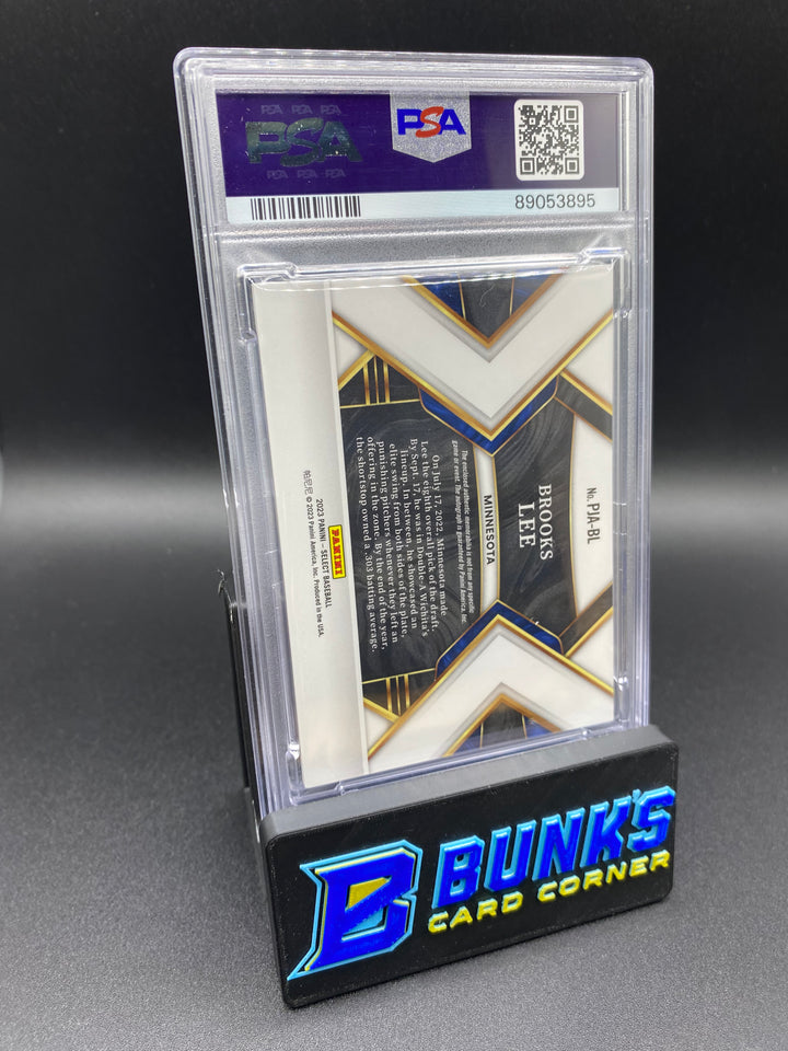 2023 Brooks Lee Rookie Jersey Auto. PSA 9