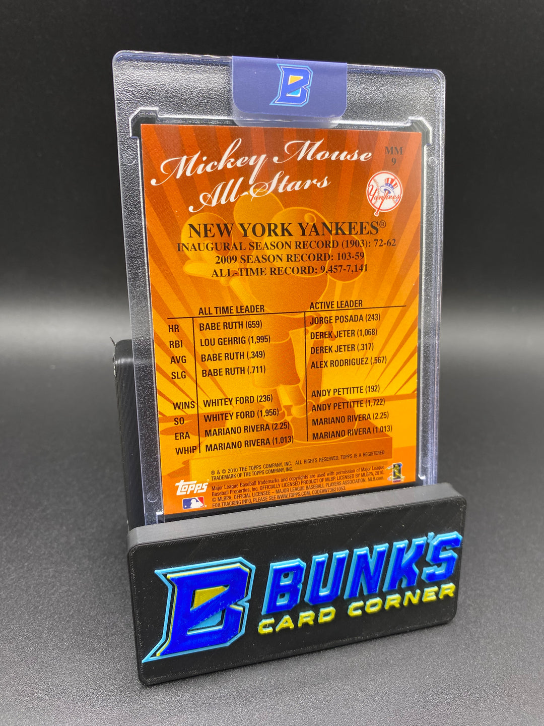 2010 Mickey Mouse All-Stars MM 9