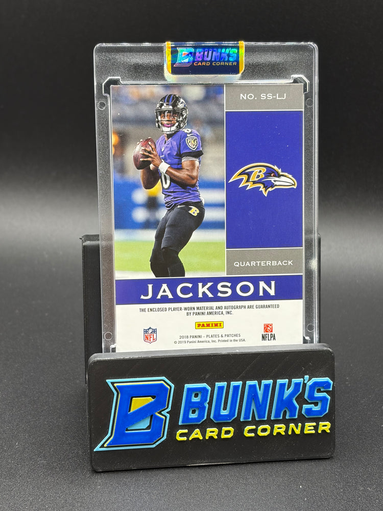 2018 Lamar Jackson Supreme Swatches Auto 9/15