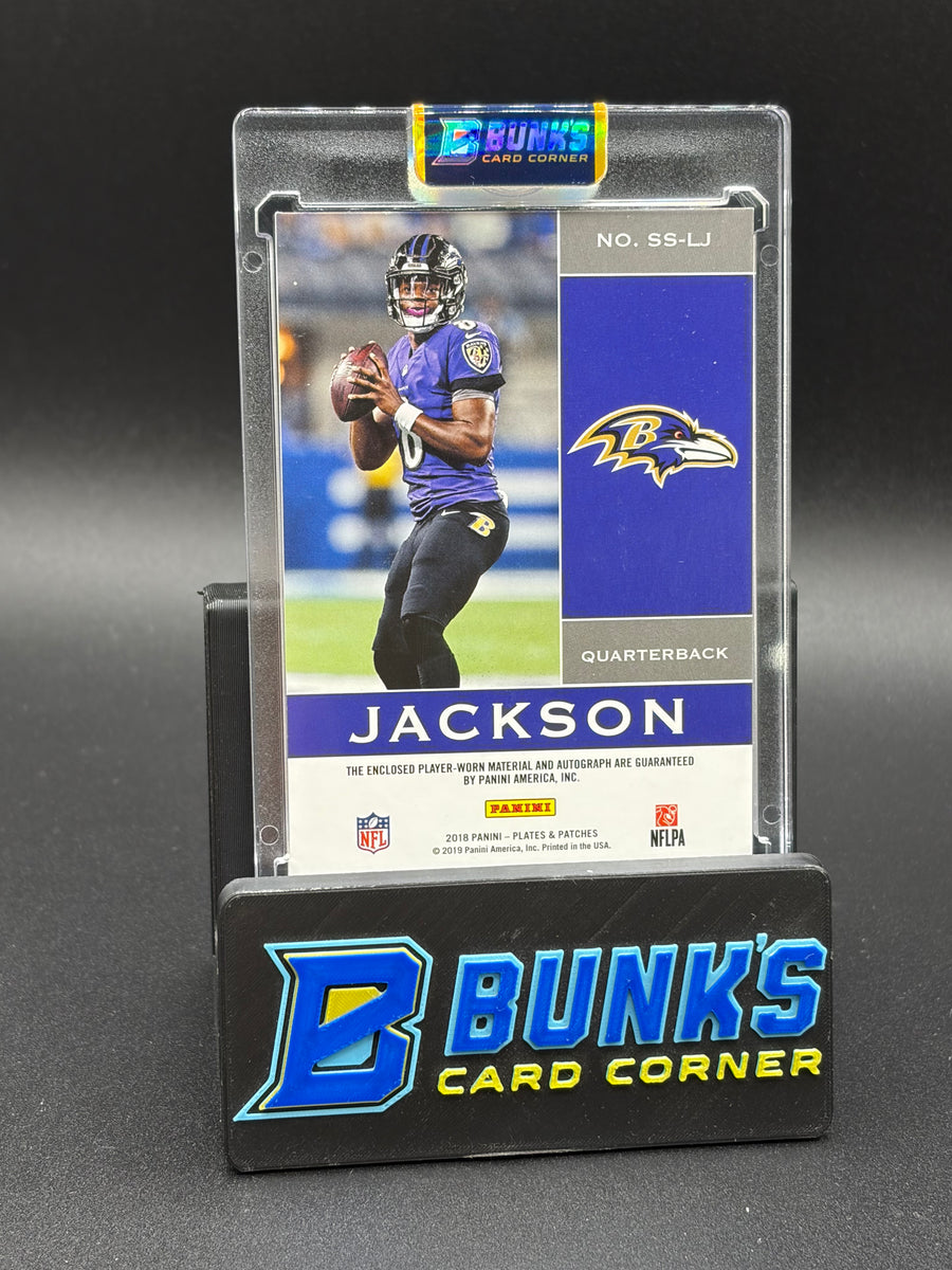 2018 Lamar Jackson Supreme Swatches Auto 9/15