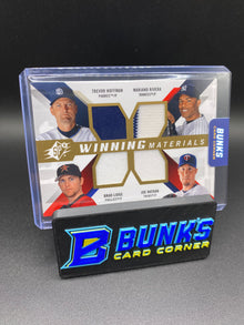 2009 Hoffman/Rivera/Brad/Nathan Game Used Materials