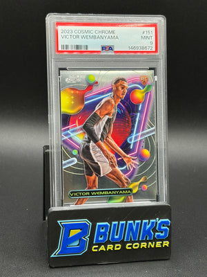 2023 Victor Wembanyama Cosmic Chrome PSA 9 RC