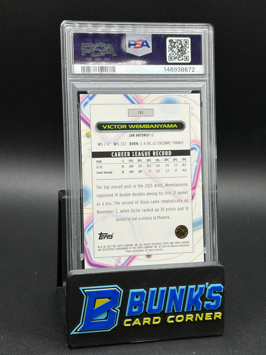 2023 Victor Wembanyama Cosmic Chrome PSA 9 RC