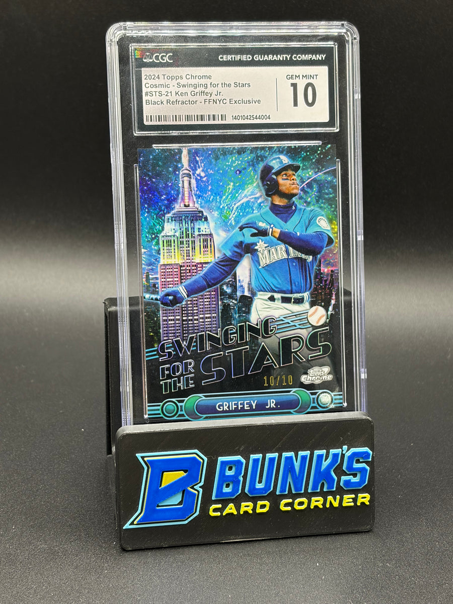 2024 Ken Griffey Jr Black Refractor Cosmic CGC 10 10/10