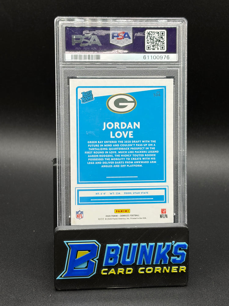 2020 Jordan Love Yellow Press Proof PSA 10 RC