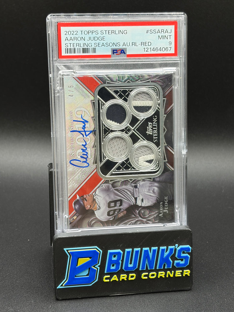 2022 Aaron Judge Sterling Seasons Red PSA 9 4/5