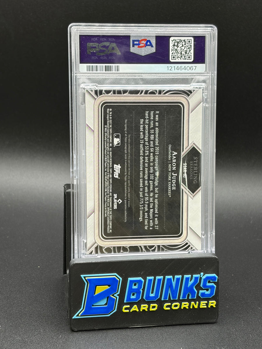 2022 Aaron Judge Sterling Seasons Red PSA 9 4/5