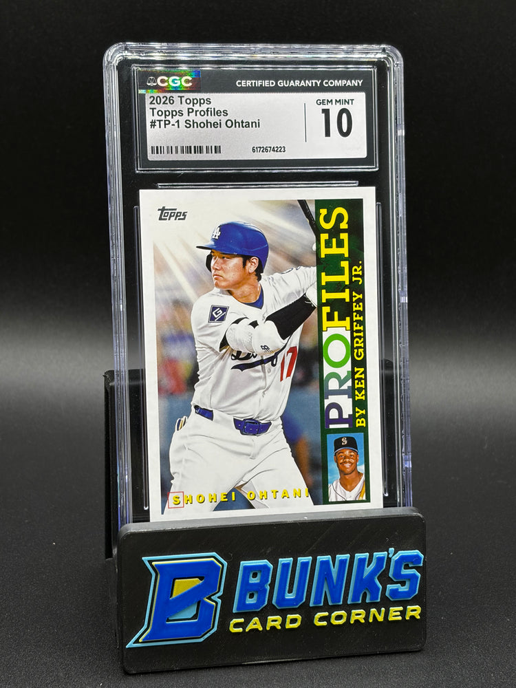 2026 Shohei Ohtani Topps Profiles CGC 10