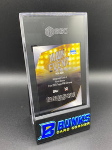 2025 Kevin Owens Main Event Auto. Gold Ref. 26/50 SGC 8